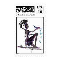 Starlight Aquarius Postage Stamps