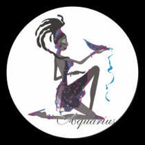Starlight Aquarius Stickers stickers