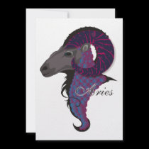 Starlight Aries Invitations invitations