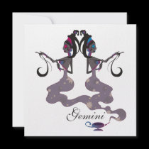 Starlight Gemini Invitations