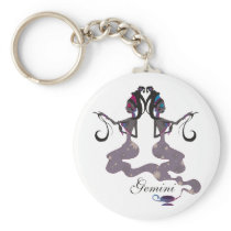 Starlight Gemini Keychain