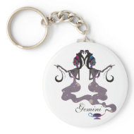 Starlight Gemini Keychain keychain