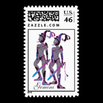 Starlight Gemini (Male) Postage Stamps stamps