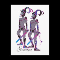 Starlight Gemini (Male) Postcards