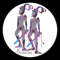 Starlight Gemini (Male) Stickers stickers