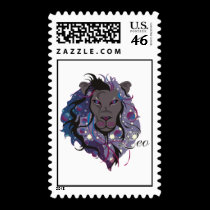 Starlight Leo Postage Stamps stamps