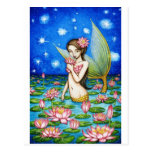 Starlight Lily Mermaid Postcard