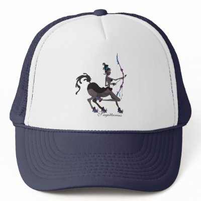 Starlight Sagittarius Caps Mesh Hats by Azodnem