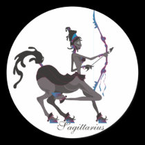 Starlight Sagittarius Stickers stickers