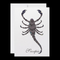 Starlight Scorpio Invitations invitations