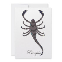 Starlight Scorpio Invitations