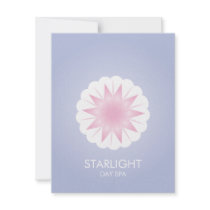 STARLIGHT SPA BURSTING STAR AND CLOUD invitations
