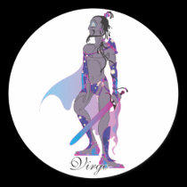Starlight Virgo (Male) Stickers