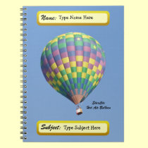 StarLite Hot Air Balloon Notebook notebooks