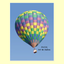 StarLite Hot Air Balloon Postcard postcards
