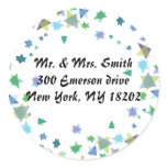 Starof David Jewish REPLY RETURN stickers lables