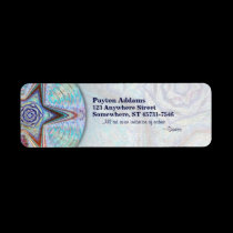 Starquake Mandala • Avery Label