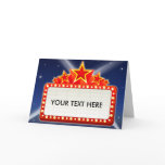 Starred Movie Marquee Customizable cards