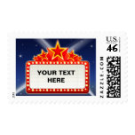 Starred Movie Marquee - Customizable Stamps