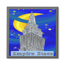 Starry Empire State magnets