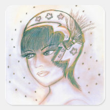 Starry Flapper Twisted Sticker