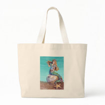 STARRY MERMAID & SHELLS by SHARON SHARPE bags