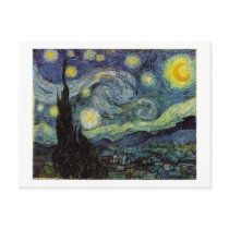starry night,1889,Vincent van Gogh Postcards