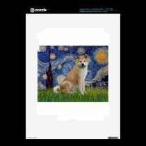 Starry Night - Akita Inu skins