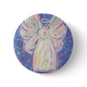 Starry Night Angel buttons