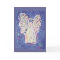 Starry Night Angel Card