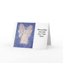 Starry Night Angel Card