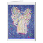 Starry Night Angel Greeting Card