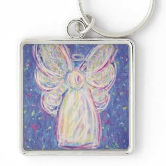 Starry Night Angel keychain