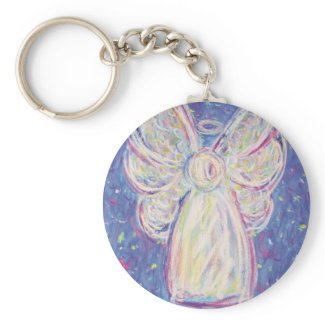 Starry Night Angel keychain