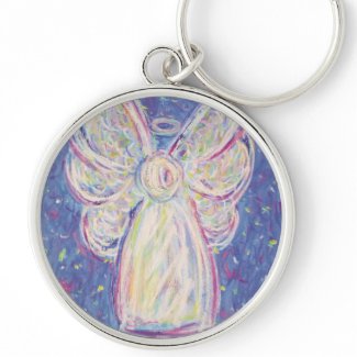 Starry Night Angel keychain