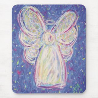 Starry Night Angel Mousepad mousepad