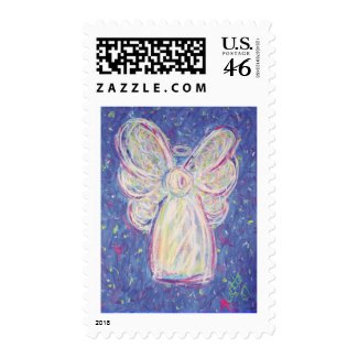 Starry Night Angel stamp