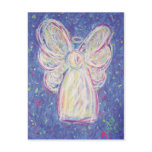 Starry Night Angel Postcard