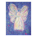 Starry Night Angel Poster Art Print