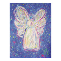 Starry Night Angel Poster Art Print
