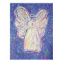 Starry Night Angel Poster Art Print