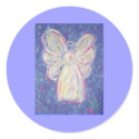 Starry Night Angel Sticker