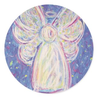 Starry Night Angel sticker