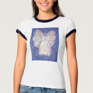 Starry Night Angel T-shirt (Image on Front) shirt