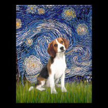 Starry Night - Beagle #1 letterhead