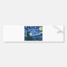 Starry Night Bumper Stickers