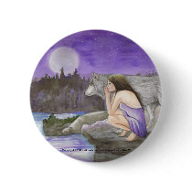 starry night Button by Lori Karels