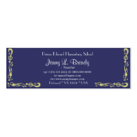 Starry Night by Vincent van Gogh. Business Card Templates