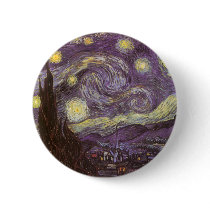 Starry Night by Vincent van Gogh Pin
