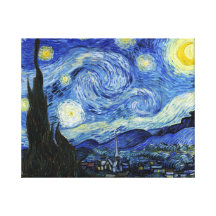 Starry Night by Vincent van Gogh Canvas Prints
